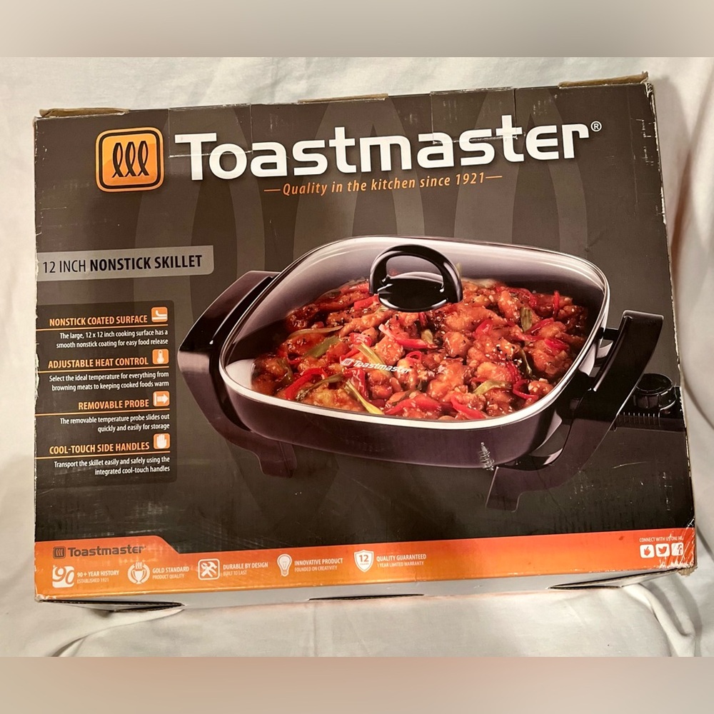 Toastmaster 12-Inch Nonstick Skillet - New in Ugly Box